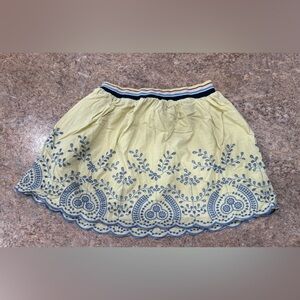 Next Girls Embroidered Skirt with Elastic Waist